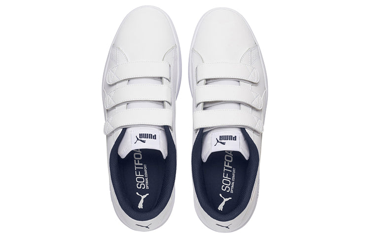 PUMA Smash V2 V White/Blue 366910-02