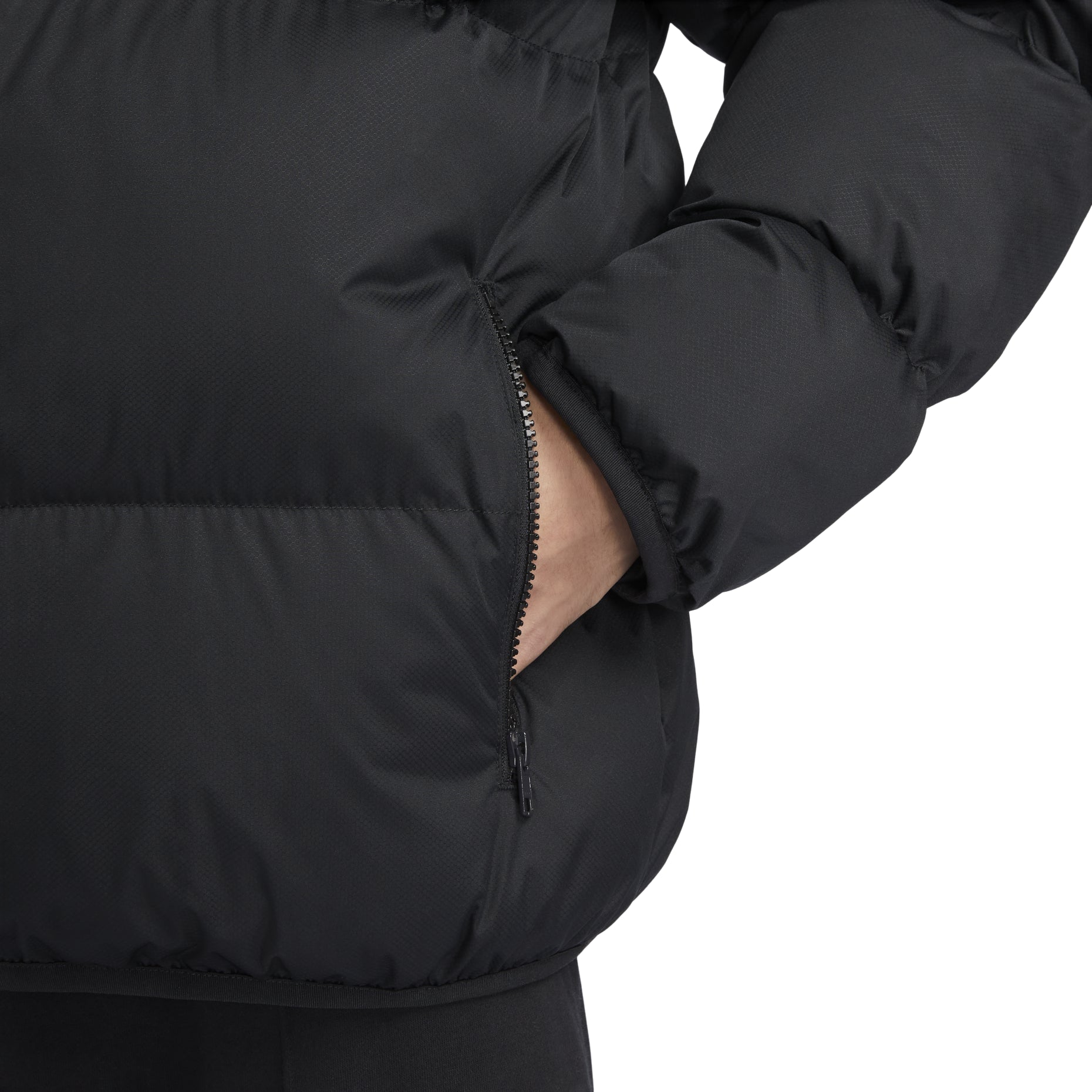 Nike Sportswear Club Puffer Jacket Asia Sizing 'Black' FB7369-010