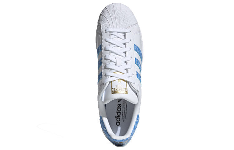 adidas Superstar 'Real Blue Logo Print' EG2916