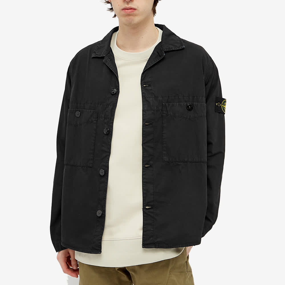 STONE ISLAND Two Pocket Overshirt 'Black' 7415110WN-V0129