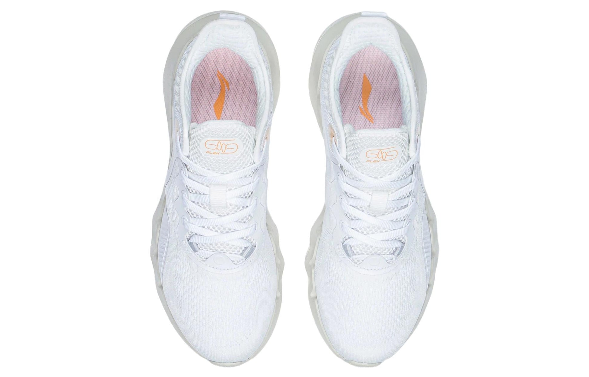 (WMNS) Li-Ning Sport Leisure 'White Orange Gradient' AGLS024-2