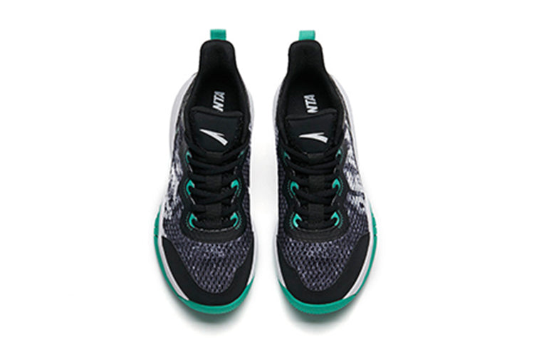 (GS) ANTA Basketball Series Sneakers 'Black Green White' 312221103-3