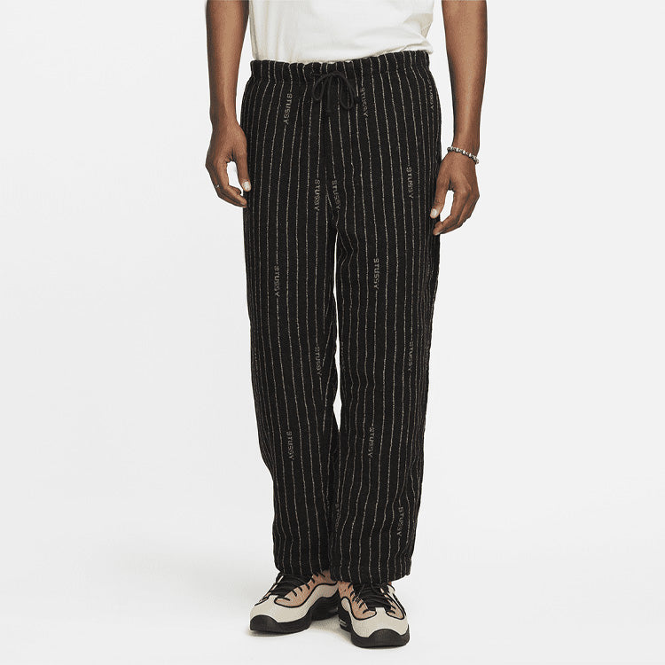 Nike x Stussy SS23 Stripe Wool Pant 'Antique Black' DR4021-010