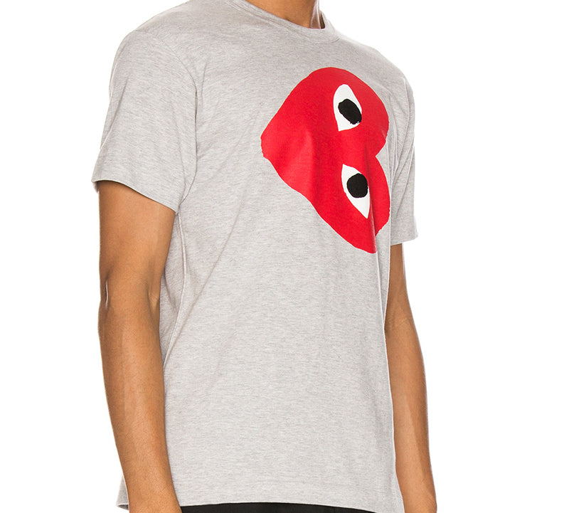 COMME des GARCONS PLAY Side Heart Logo Tee 'Grey' AZ-T264-051