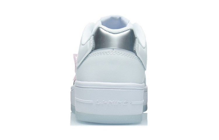 (WMNS) Li-Ning Classic Skateboarding 'White Blue' AGCR304-1