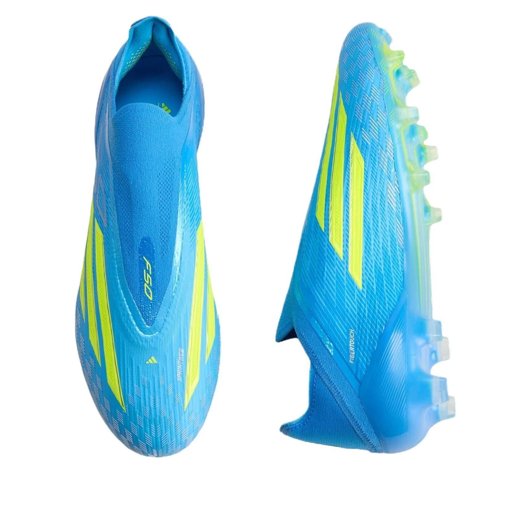 adidas F50 Elite Laceless FG 'Lucid Ray Blue' JR6461