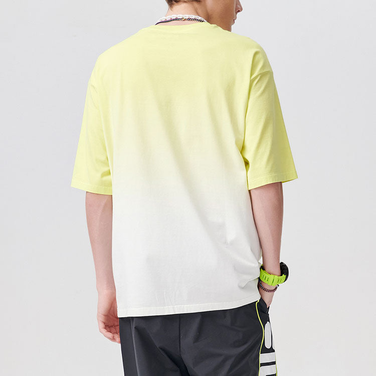 FILA FUSION Gradient Sports Loose Short Sleeve Yellow T11M122106F-YE