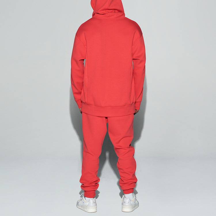 adidas originals x IVY PARK Crossover Solid Color Splicing Detail Hooded Sports Pink H25166
