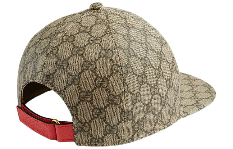 Gucci Canvas Baseball Hat with GG Apple Print 'Beige' 628446-4HL98-8474
