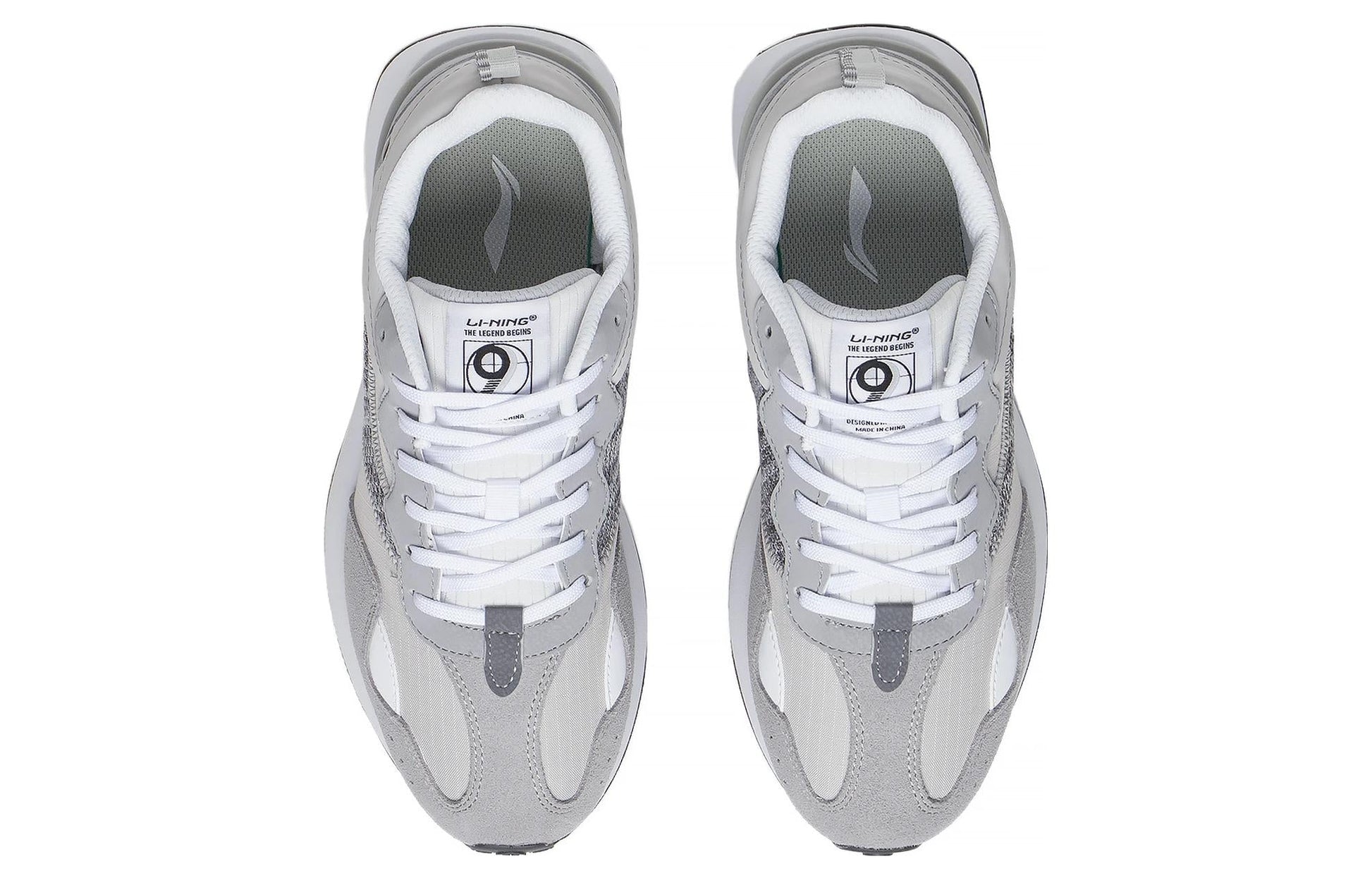 (WMNS) Li-Ning Cosmos Classic 'Grey White' AGCS350-1