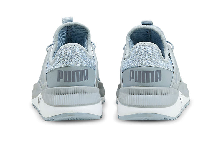(GS) PUMA Pacer Future Knit Slip On 'Light Blue White' 381416-03