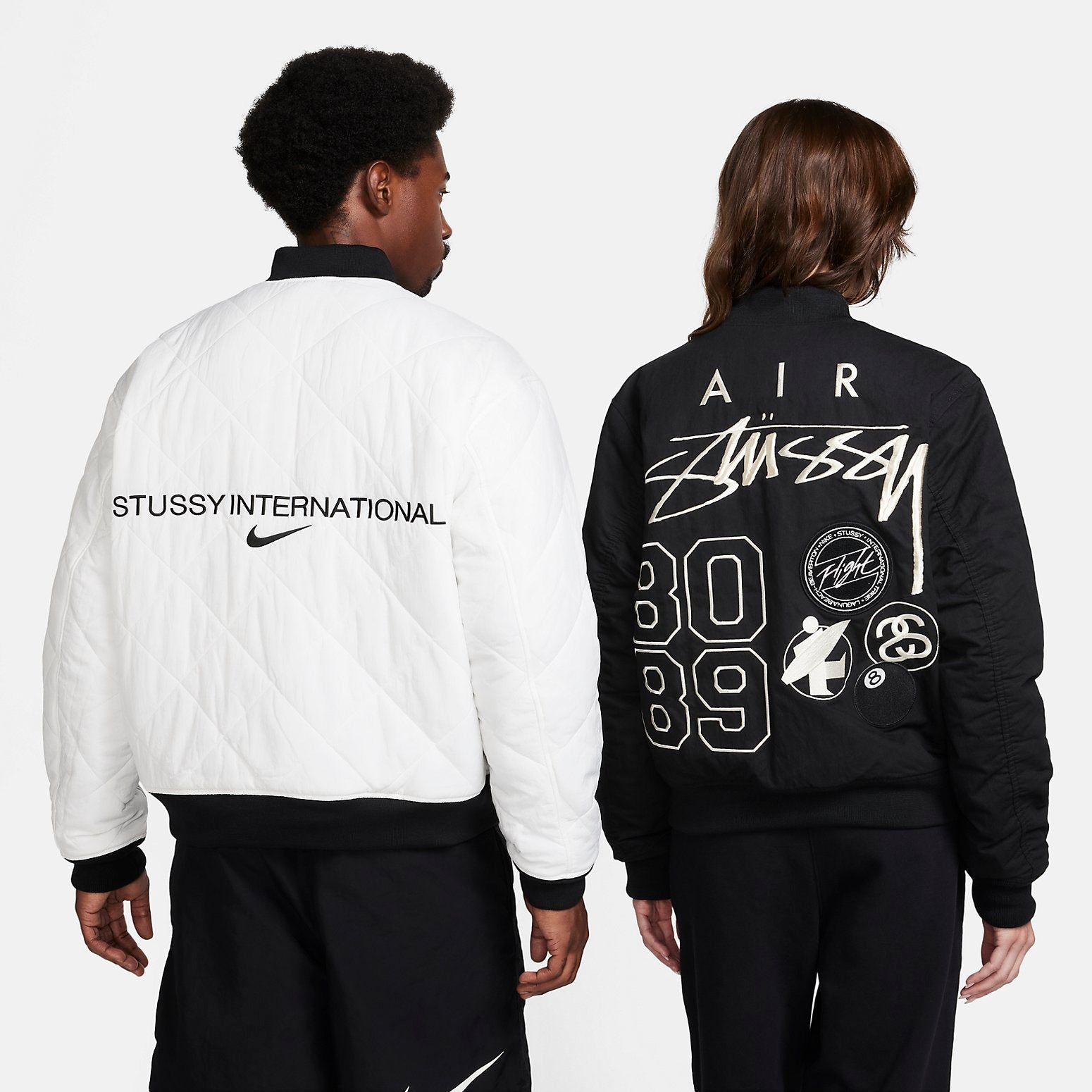 Nike x Stussy Reversible Jacket 'Black' FJ9153-010