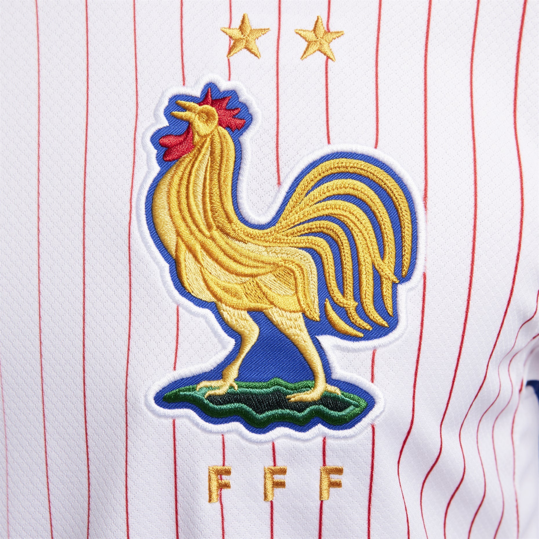 Nike France FFF 24/25 Stadium Away Soccer Jersey 'White Blue' FJ4273-100