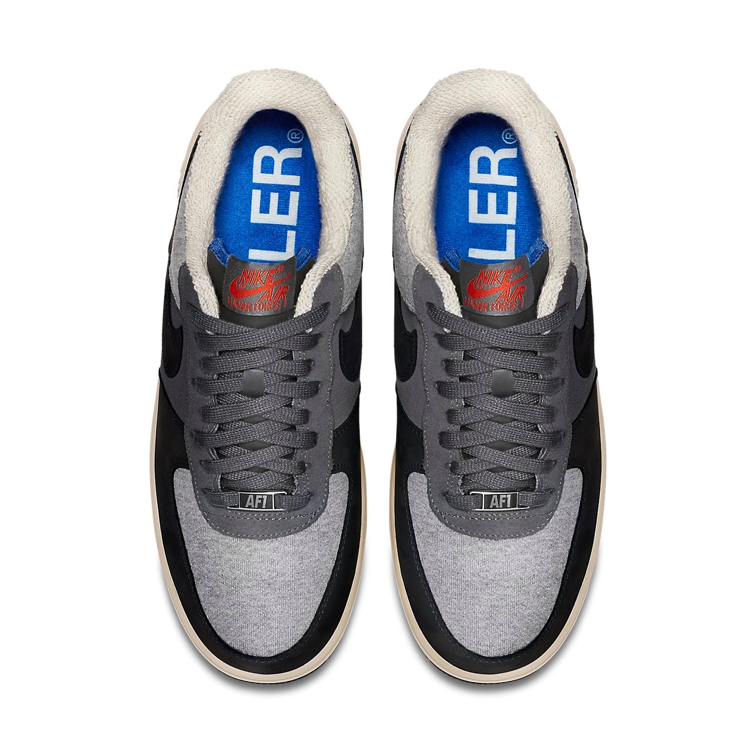 Nike Lunar Force 1 Loop Wheeler QS 'Grey Heather Anthracite Dark Grey Sand' 728937-002