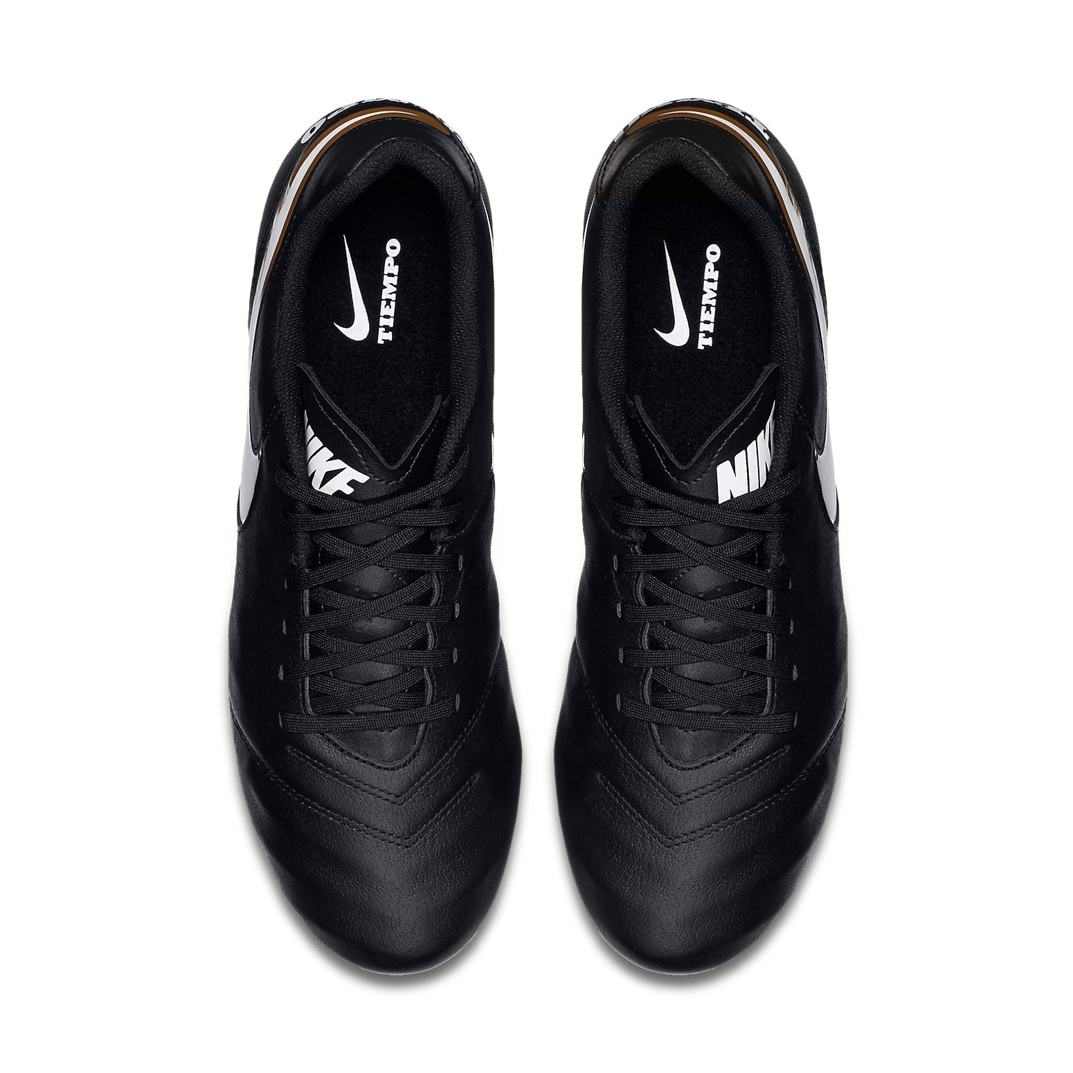 Nike Tiempo Genio II Leather FG 'Black White Gold' 819213-010