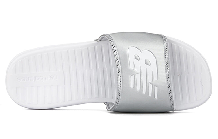 New Balance 130 Slippers Silver White SD130SV