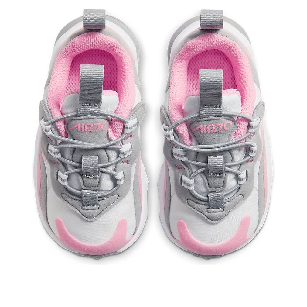 (TD) Nike Air Max 270 React 'Light Smoke Grey Pink' CD2654-104
