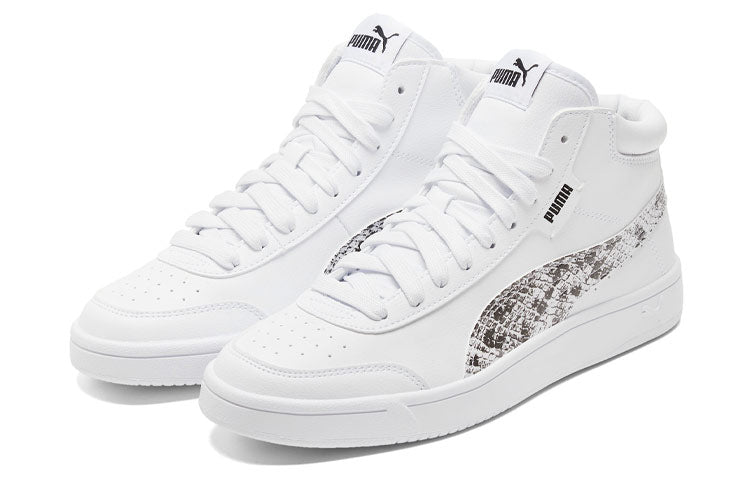 (WMNS) PUMA Court Legend Mid-Casual Shoes White 382505-01
