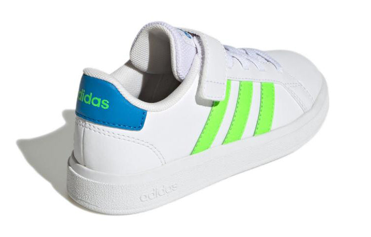 (GS) adidas Grand Court 2.0 'White Solar Green' GW6515