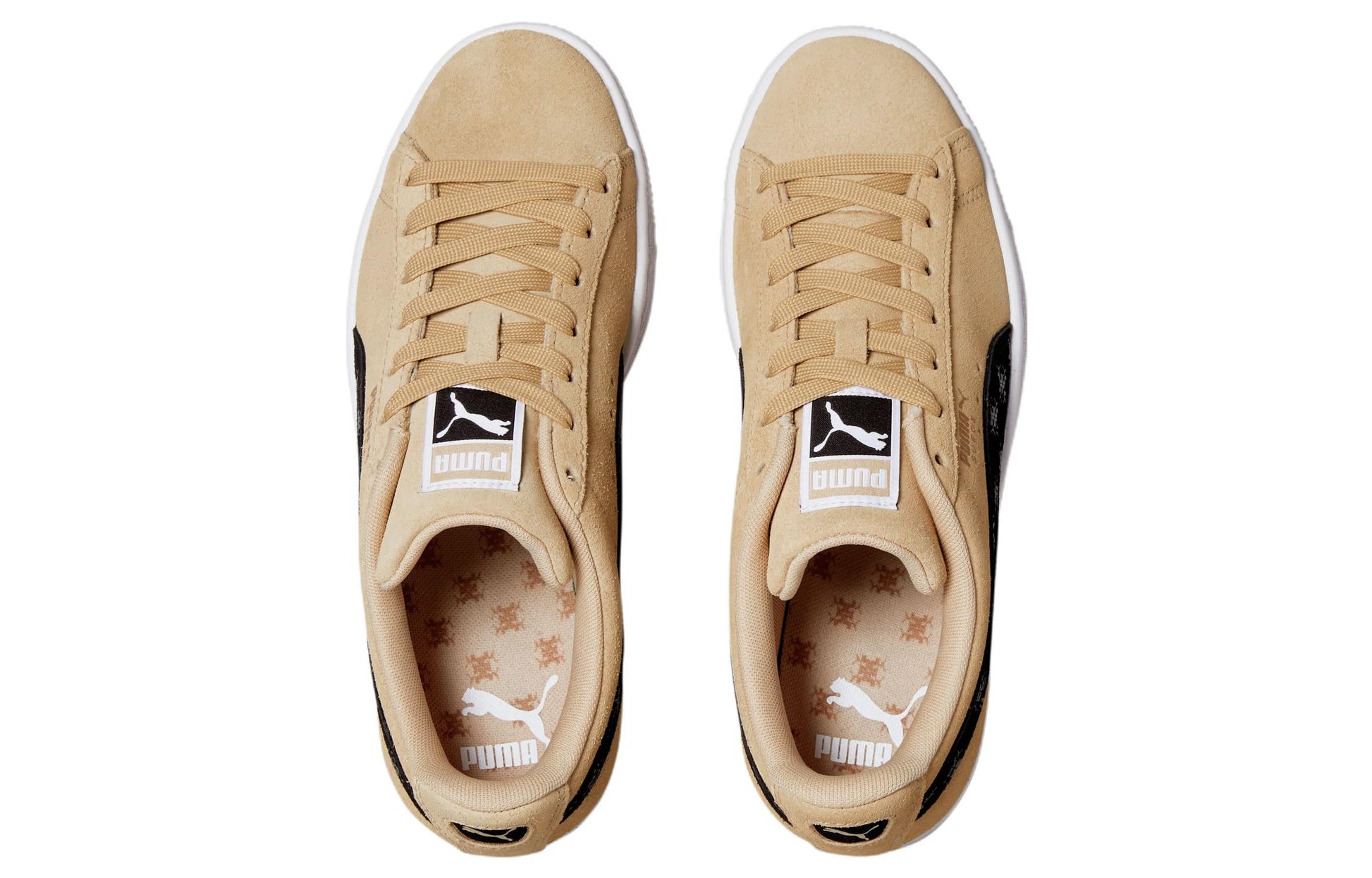 (WMNS) PUMA Suede Classic T7 'Light Sand Monogram' 390067-01