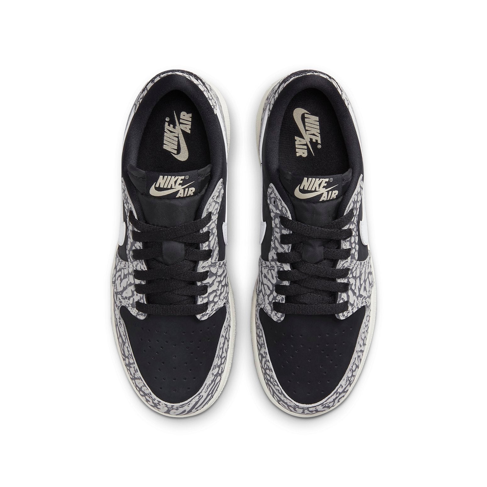 (GS) Air Jordan 1 Retro Low OG 'Black Cement' CZ0858-001