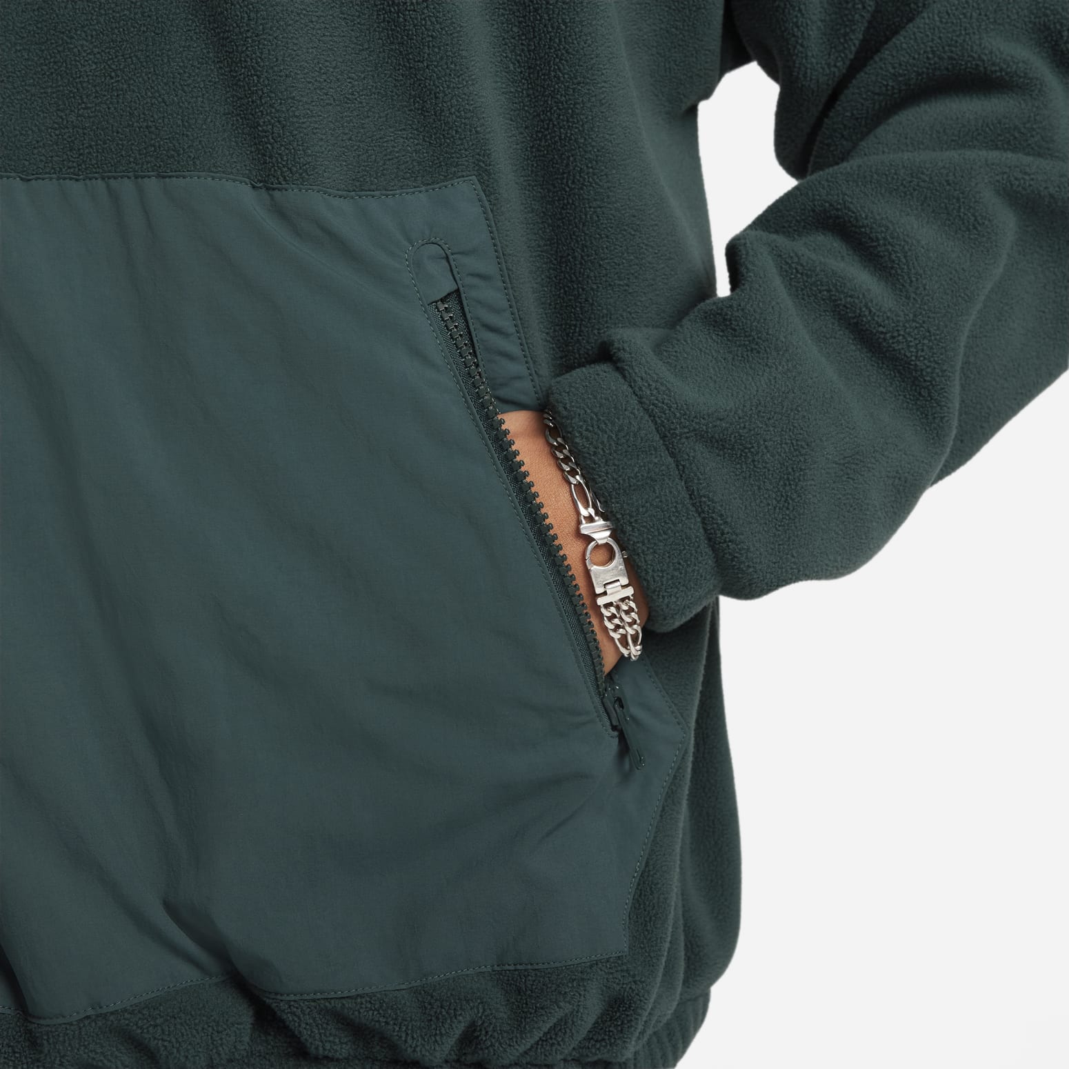 Nike Club Fleece+ Polar Fleece Pullover Hoodie 'Green' FB8388-328