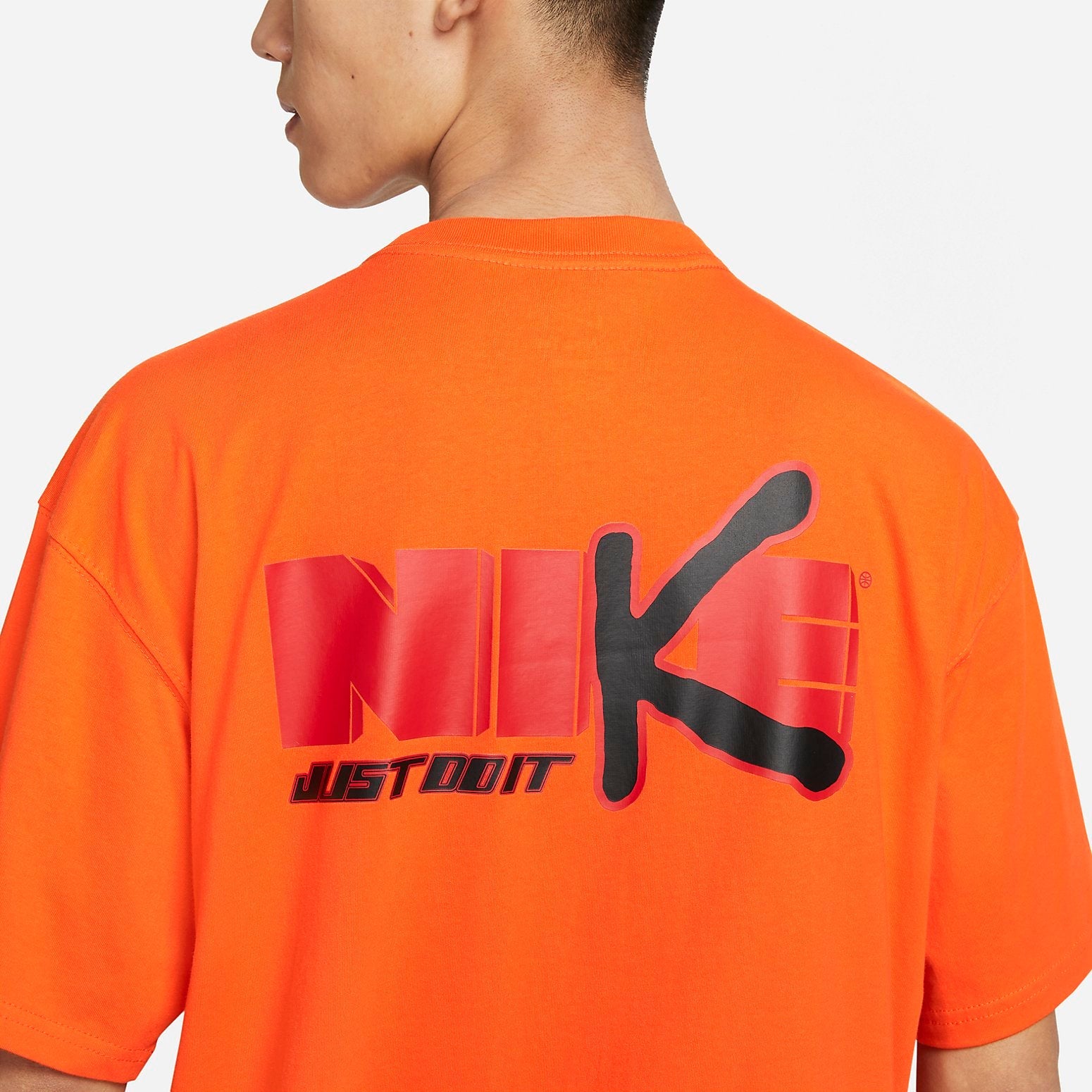 Nike Short Sleeved basketball T-Shirt 'Orange' DZ2684-819