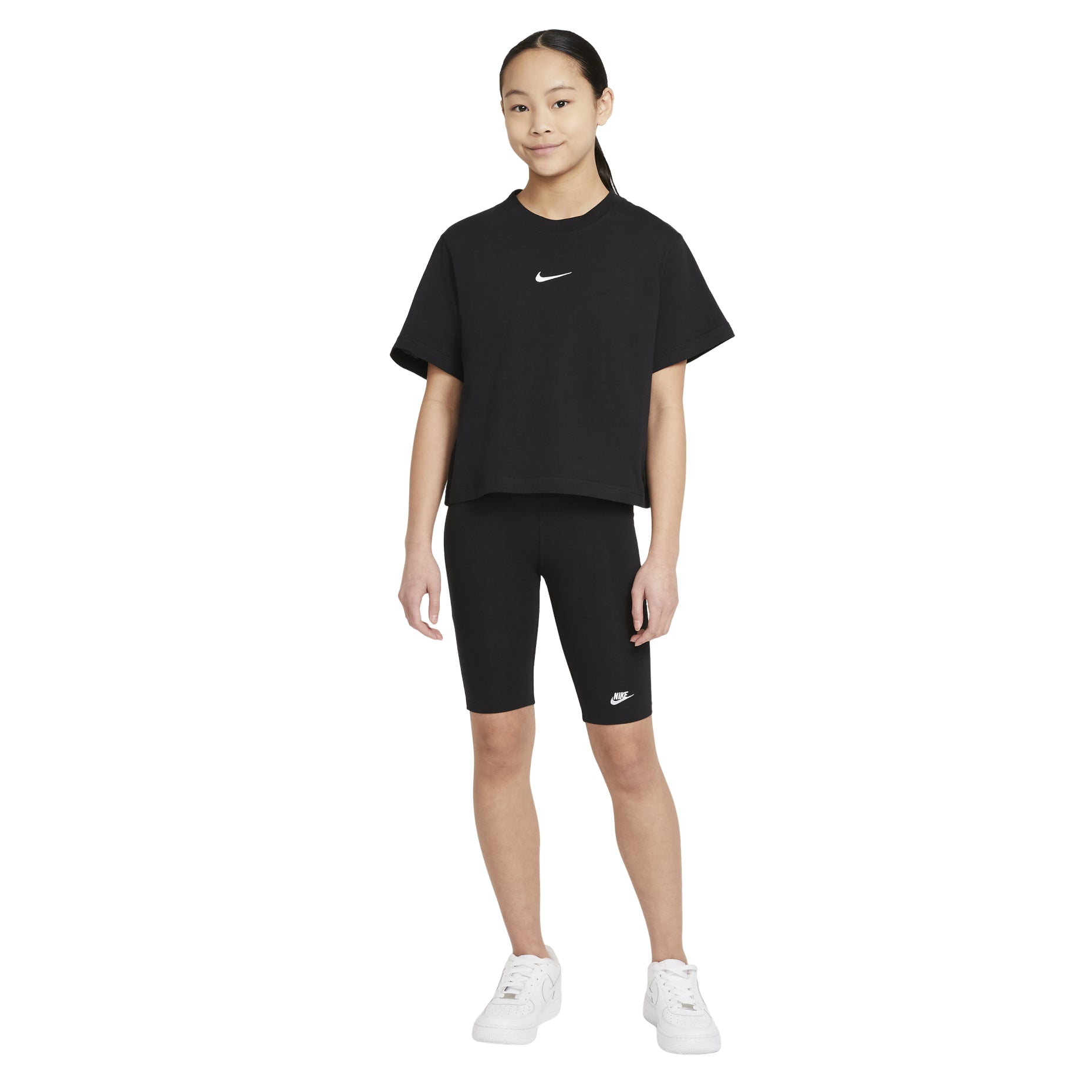 (GS) Nike Sportswear T-Shirt 'Black White' DH5750-010