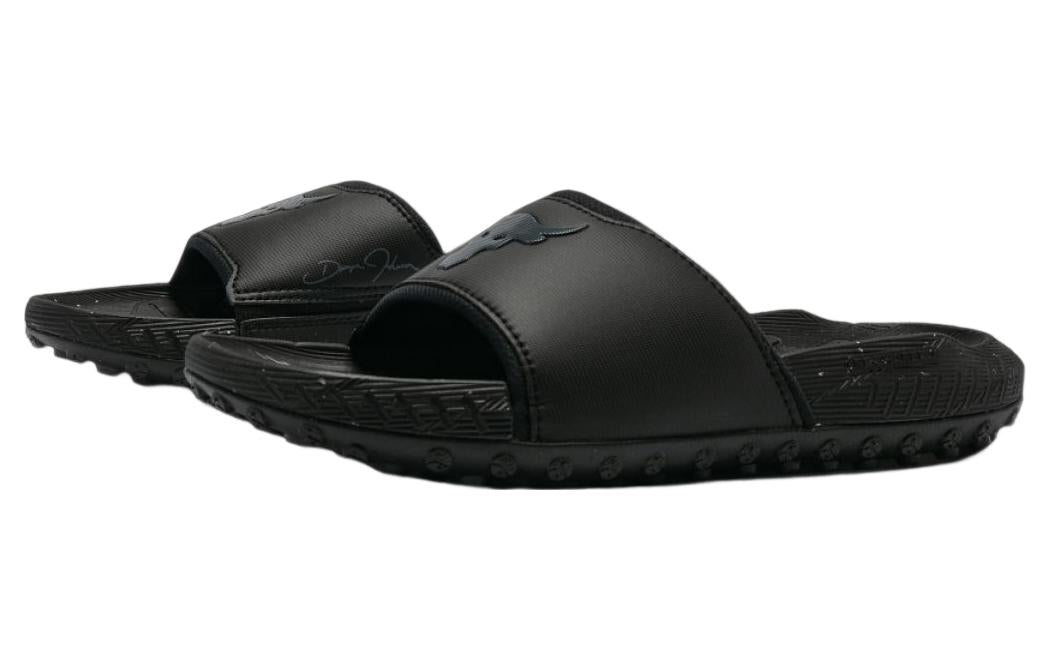 Under Armour Project Rock 3 Slide 'Black Pitch Grey' 3026034-001