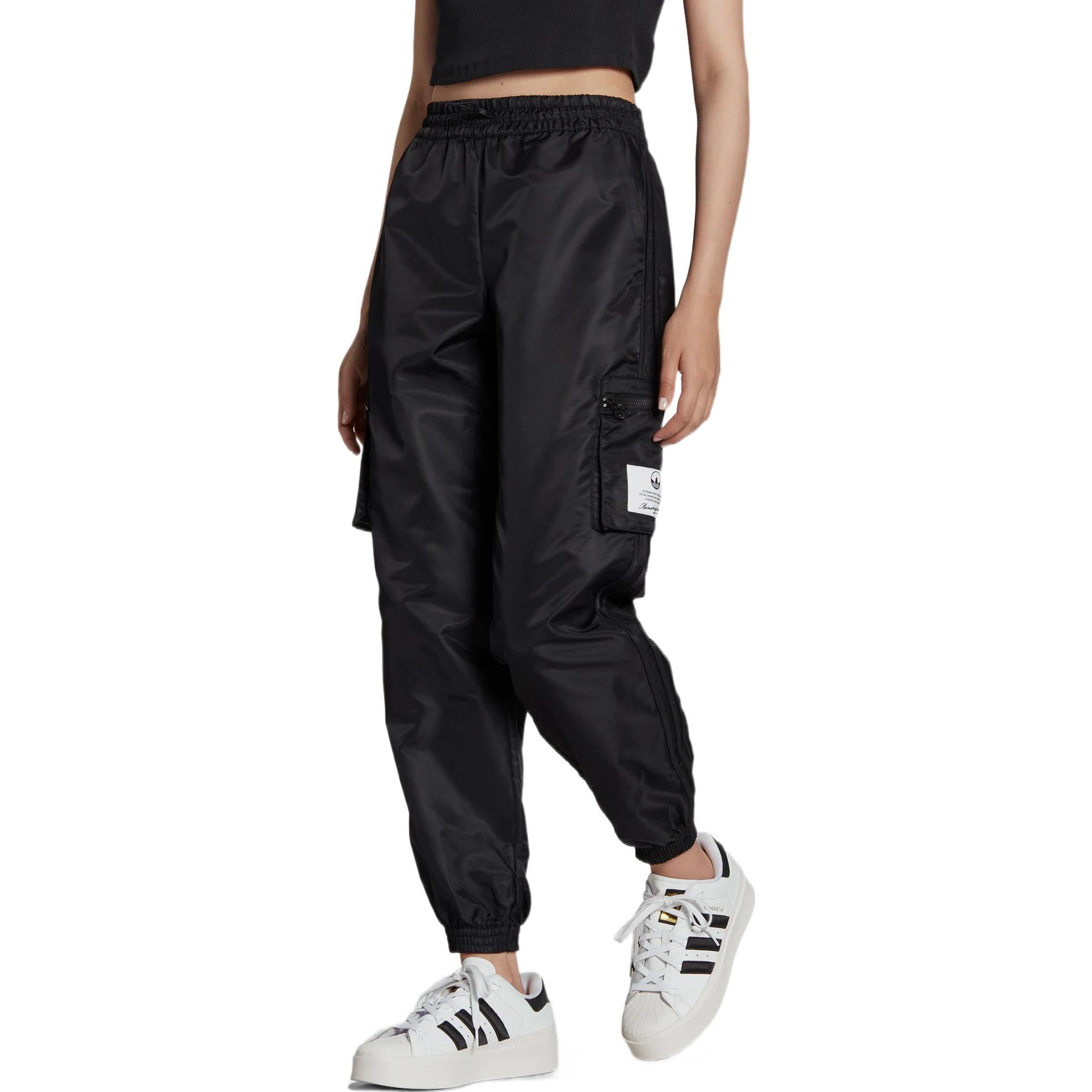 (WMNS) adidas Nylon Utility Pants Asia Sizing 'Black' HL9067
