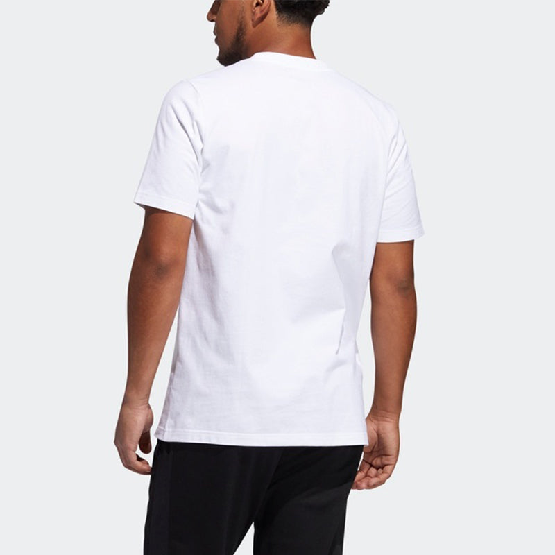 adidas Mic Rose Tee Basketball Sports Short Sleeve White GQ1361