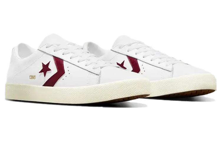 Converse Pro Leather Vulc Pro 'White Deep Bordeaux' A05328C