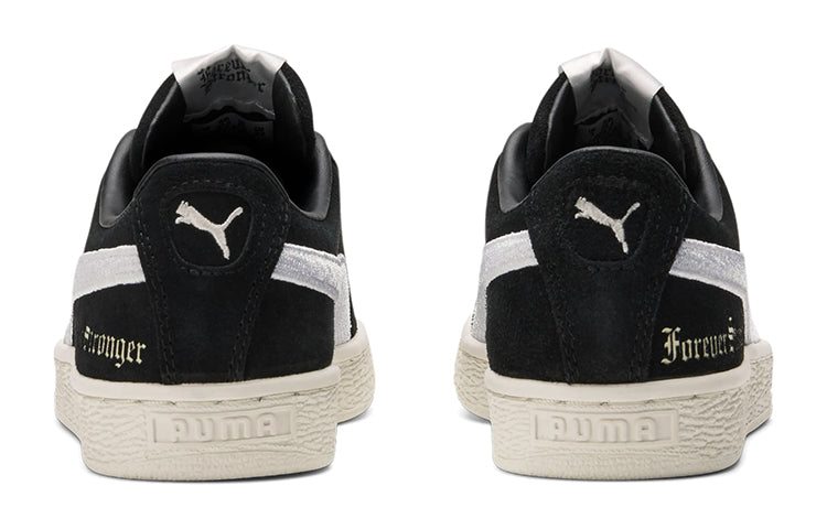 (GS) PUMA Forever Stronger Suede 'Black Whisper White' 383476-01