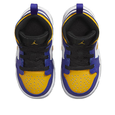 (TD) Air Jordan 1 Mid 'Lakers' DQ8425-517