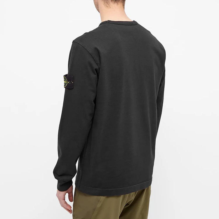 STONE ISLAND Lightweight Crew Sweatshirt 'Black' 751564450-V0029