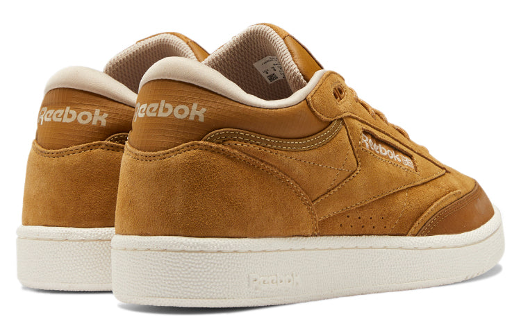 Reebok Club C Mid II Minimalistic Cozy Retro Casual Skate Shoes Unisex Yellow H69125