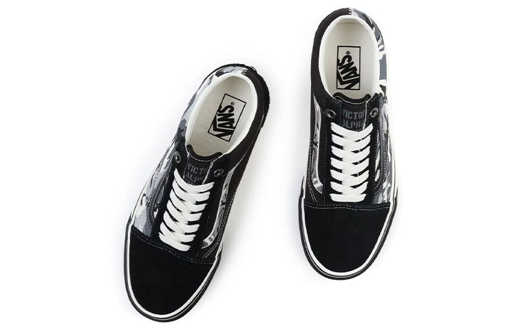 Vans Old Skool Low Top Casual Skate Shoes Unisex Black Gray VN0A5JMI1KP
