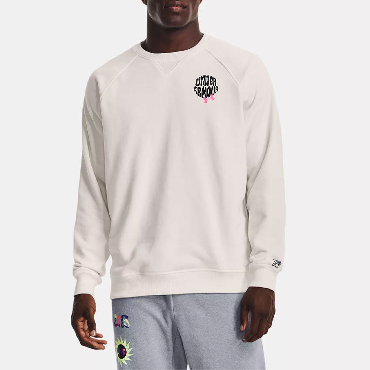 Under Armour Logo Sweatshirt 'Beige' 1373837-112