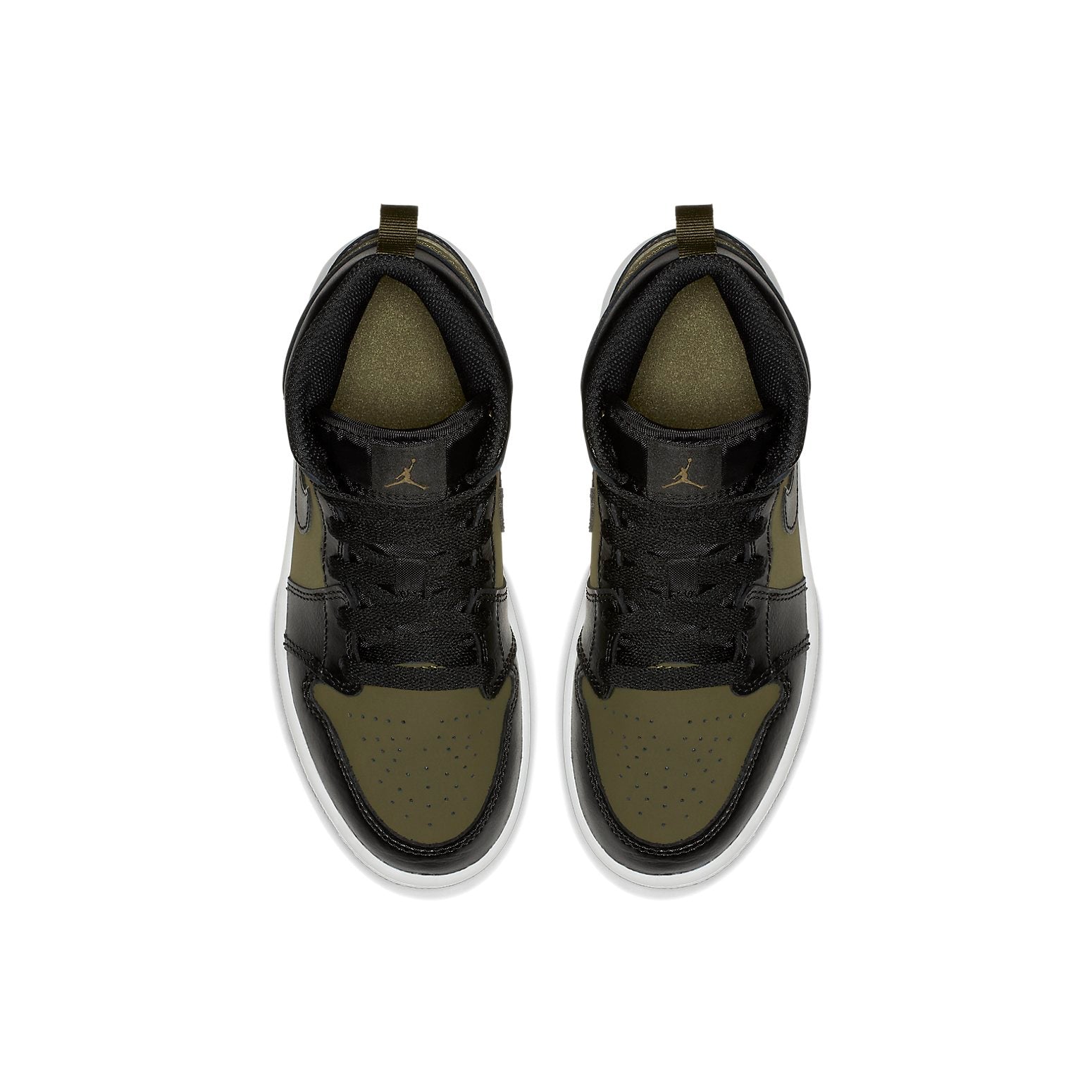 (PS) Air Jordan 1 Mid 'Olive Canvas' 640734-301