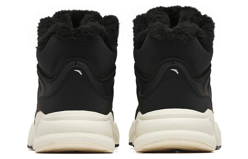 (WMNS) ANTA Walker Fleece High Top 'Black' 922248935-2
