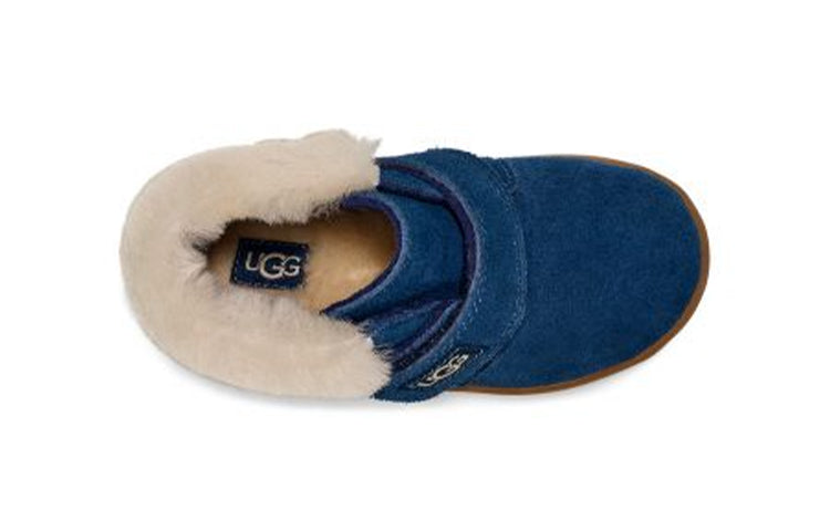 (PS) UGG Nolen fur Short Boots Deep Blue 1106229T-NWNV