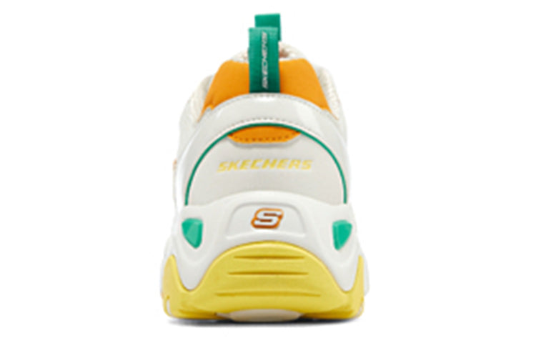 (WMNS) Skechers D'lites 2.0 'White Orange Yellow' 896091-WMLT