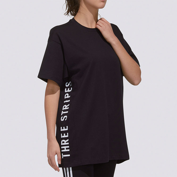 (WMNS) adidas Running Loose Short Sleeve Black FM5297