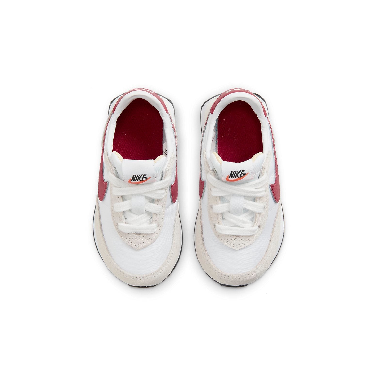 (TD) Nike Waffle Trainer 2 Running Shoes White/Red DC6479-101