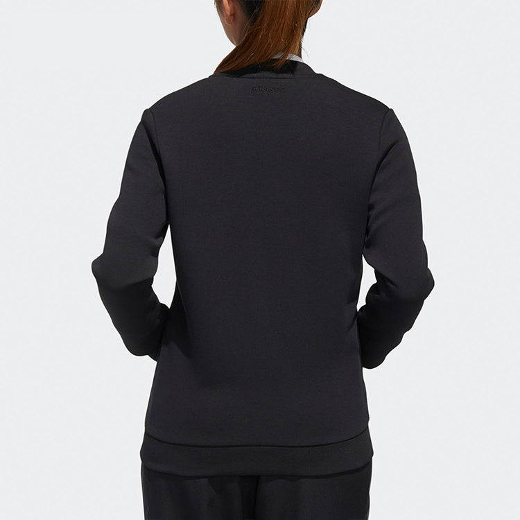 (WMNS) adidas neo Slim Fit Training Sports Jacket Black GP5869