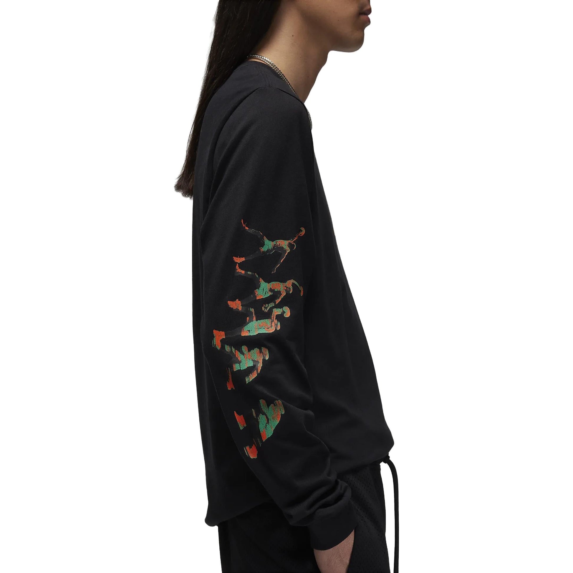 Air Jordan Long-Sleeve T-Shirt 'Black' FB7456-010