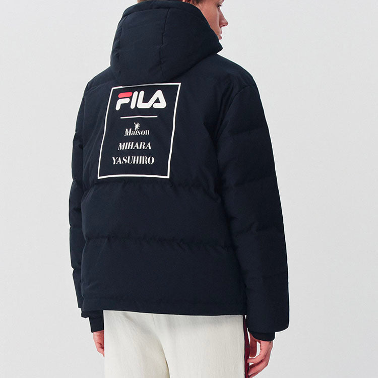 FILA x Mihara Crossover Short Casual Stay Warm Jacket Black F71M048907F-BK