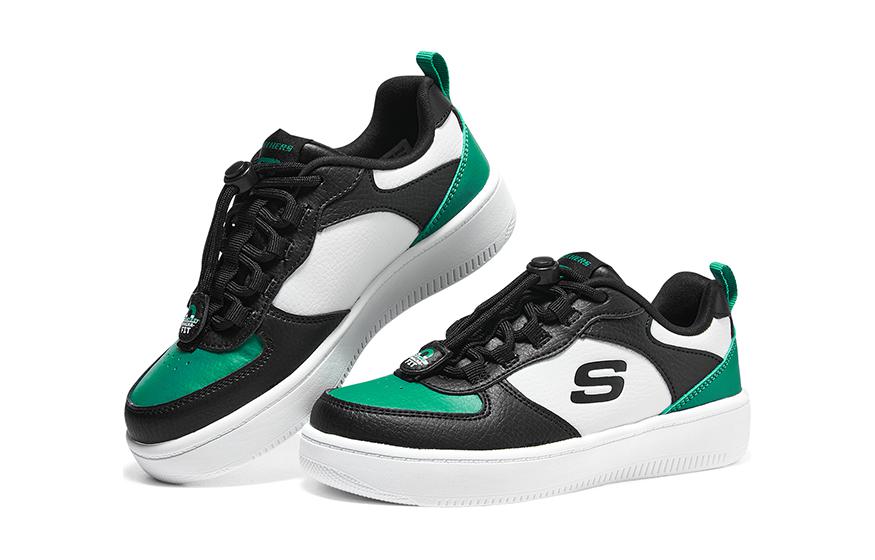 (GS) Skechers Sport Court 92 'Black Green White' 405232L-BKGR