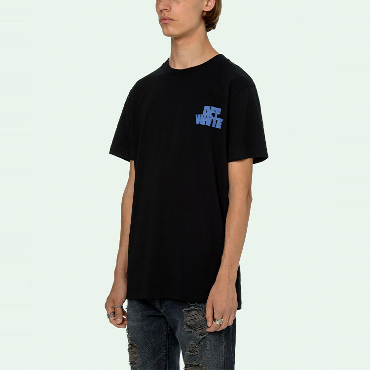 Off-White Hands Arrows Tee 'Black/Light Blue' OMAA038R21JER0041040
