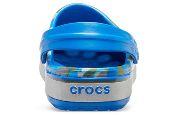 Crocs Crocband Printed Sandals Blue Camouflage Unisex 205834-4JU